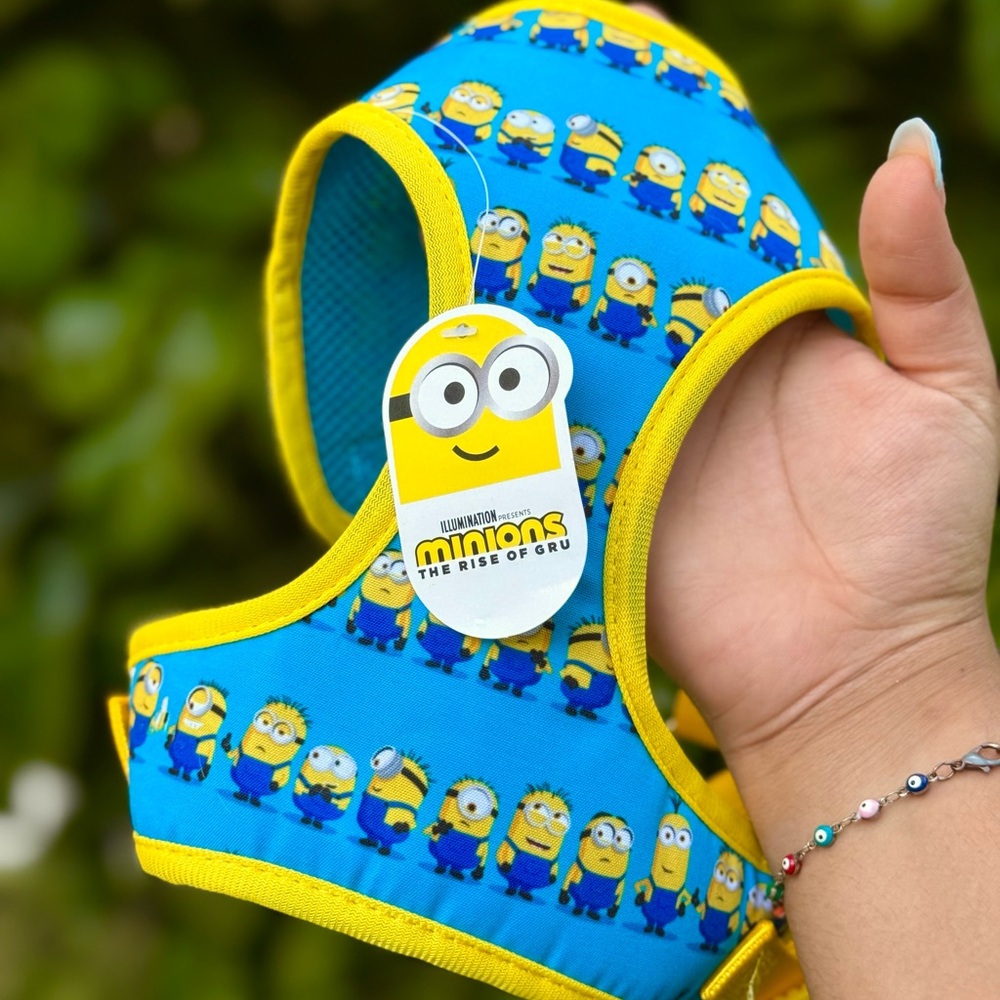 Minions “The Rise of Gru” Dog Harness – Size “M”– Official Licensed Gear 💛🩵💙